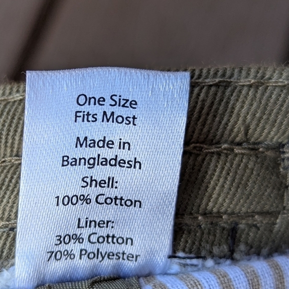 NWOT GIGI PIP Olive Green Ball Cap Lined One Size 100% Cotton - Picture 9 of 11